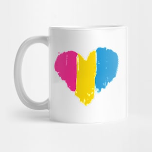 Pansexual Heart Mug